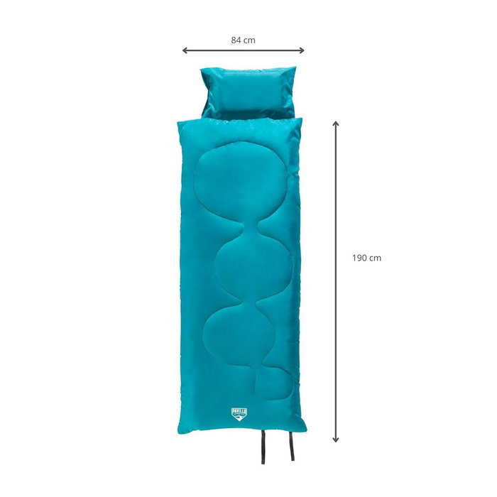 Bestway Saco de Dormir Polyester Temperatura 3 a -8 Grados 190x84 cm Camping 68100