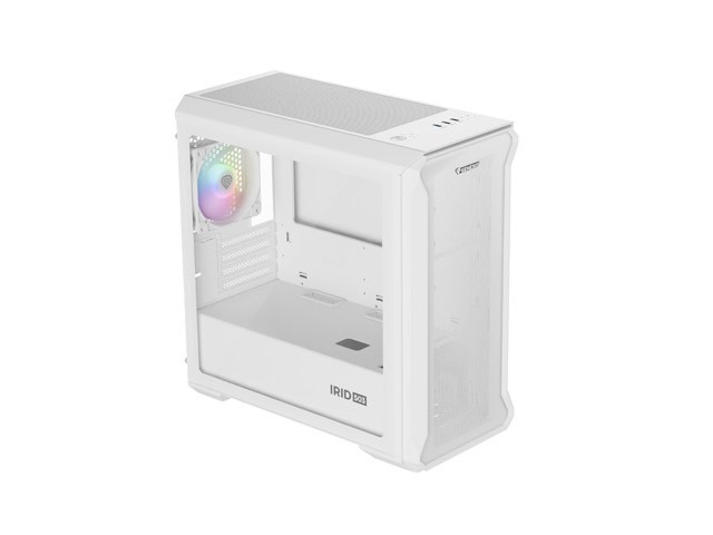 Genesis Irid 503 Lite ARGB Blanca Mini Torre con Ventana, sin Fuente de Alimentación, 2xUSB 2.0, 1xUSB 3.0, 2xJack, 1xVentilador 120mm ARGB Genesis Irid 503 Lite ARGB Blanca Mini Torre con Ventana, sin Fuente de Alimentación, 2xUSB 2.0, 1xUSB 3.0, 2xJack, 1xVentilador 120mm ARGB