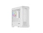 Genesis Irid 503 Lite ARGB Blanca Mini Torre con Ventana, sin Fuente de Alimentación, 2xUSB 2.0, 1xUSB 3.0, 2xJack, 1xVentilador 120mm ARGB