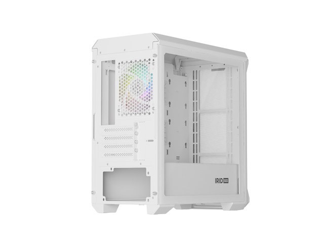 Genesis Irid 503 Lite ARGB Blanca Mini Torre con Ventana, sin Fuente de Alimentación, 2xUSB 2.0, 1xUSB 3.0, 2xJack, 1xVentilador 120mm ARGB Genesis Irid 503 Lite ARGB Blanca Mini Torre con Ventana, sin Fuente de Alimentación, 2xUSB 2.0, 1xUSB 3.0, 2xJack, 1xVentilador 120mm ARGB