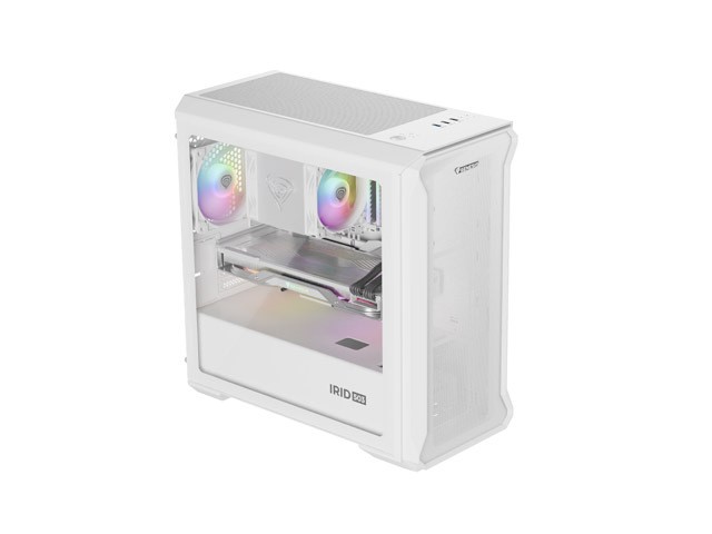 Genesis Irid 503 Lite ARGB Blanca Mini Torre con Ventana, sin Fuente de Alimentación, 2xUSB 2.0, 1xUSB 3.0, 2xJack, 1xVentilador 120mm ARGB Genesis Irid 503 Lite ARGB Blanca Mini Torre con Ventana, sin Fuente de Alimentación, 2xUSB 2.0, 1xUSB 3.0, 2xJack, 1xVentilador 120mm ARGB