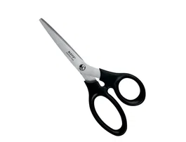 Leitz Tijeras de Acero Inoxidable para Oficina, 185 mm, Color Negro