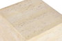 DKD Home Decor Mesita Auxiliar Magnesia Símil Mármol Beige