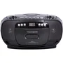 Thomson rk200cd radio cd con casete - negro