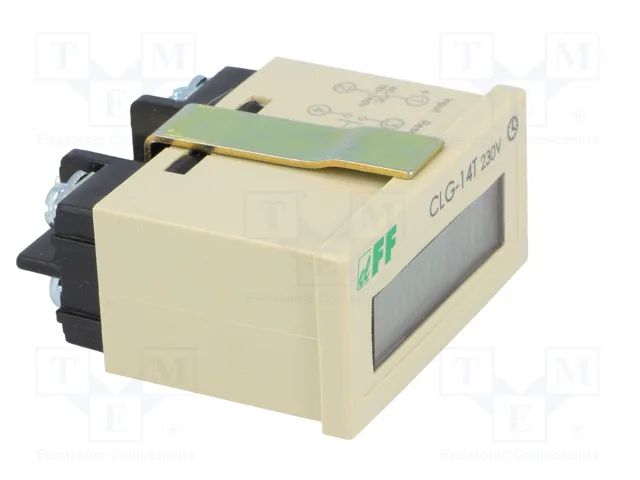F&F Contador de tiempo de trabajo electrónico LCD IP20 F&F Contador de tiempo de trabajo electrónico LCD IP20