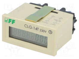 F&F Contador de tiempo de trabajo electrónico LCD IP20