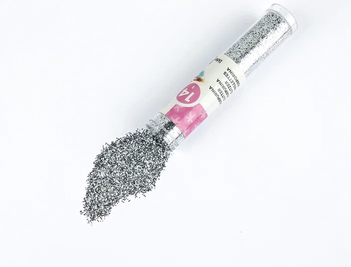 Liderpapel Purpurina Fantasía Color Plata Bote 14 gr