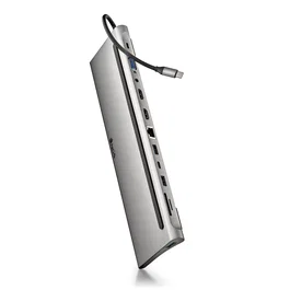 NGS WonderDock12 Hub USB-C 12 en 1 Plata