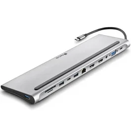 Ngs WonderDock12 Hub USB C 12 en 1 Aluminio