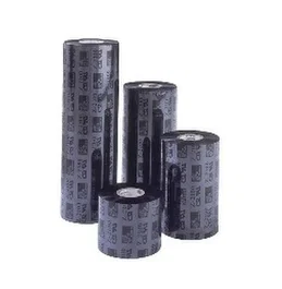 Zebra 3400 High Performance Wax-Resin Cinta Térmica Negro 6 cm x 450 m