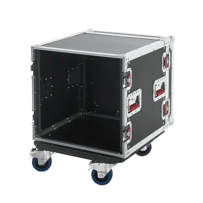 Gator Rack estándar para audio de 10U con ruedas - Negro