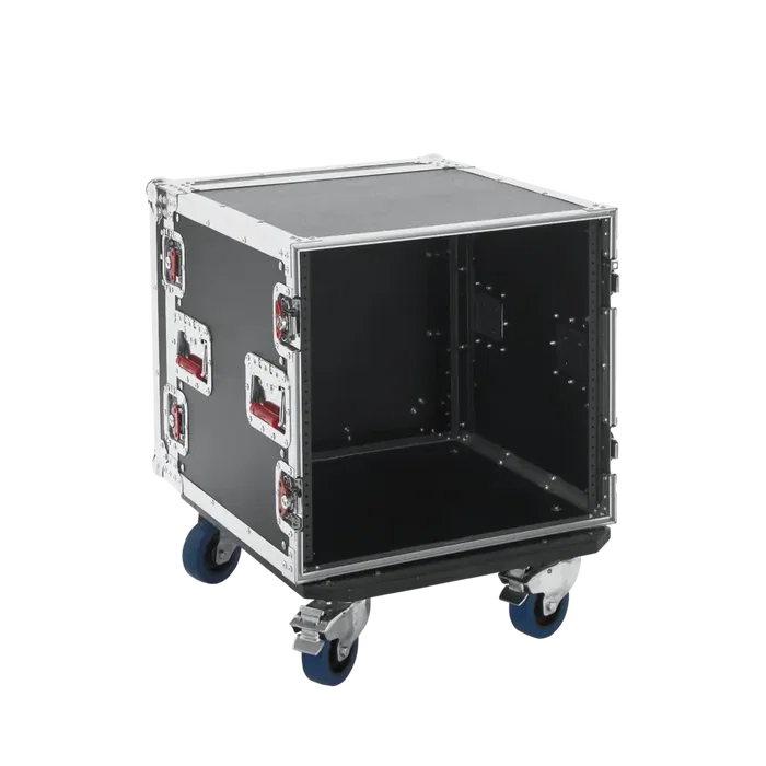 Gator Rack estándar para audio de 10U con ruedas - Negro