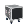 Gator Rack estándar para audio de 10U con ruedas - Negro