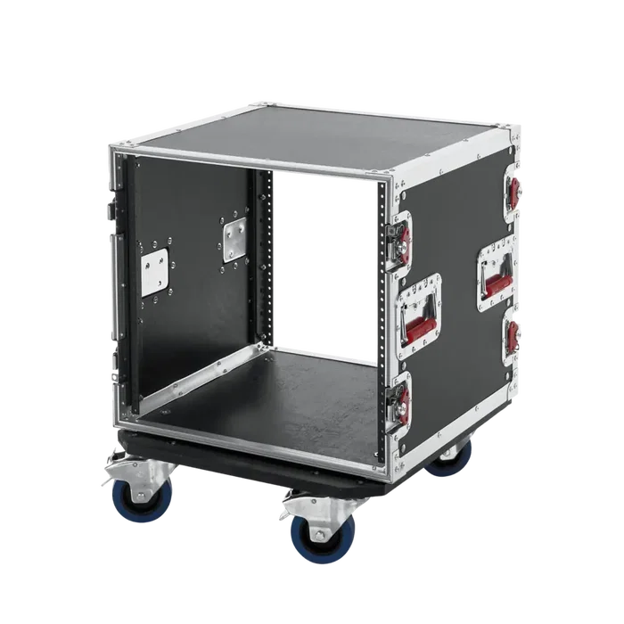Gator Rack estándar para audio de 10U con ruedas - Negro