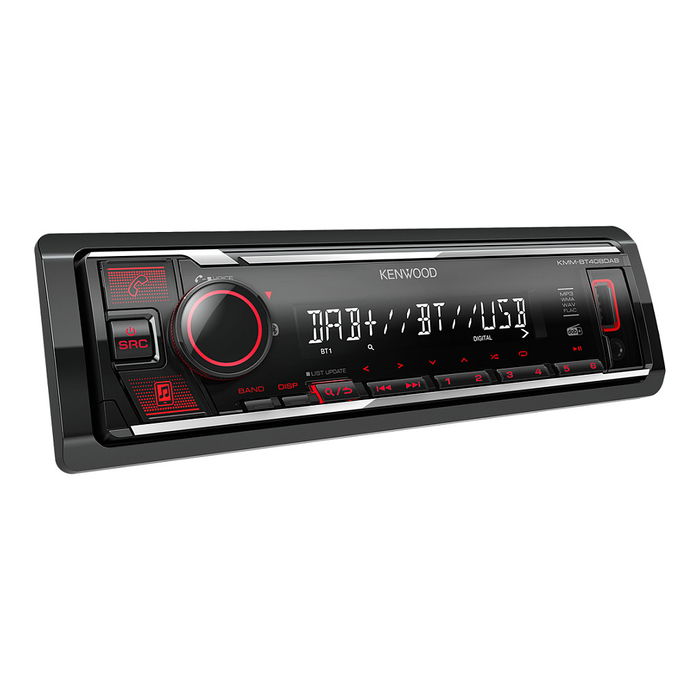 Kenwood KMMBT408DAB Receptor Digital Bluetooth DAB+ Negro 1 DIN 88W