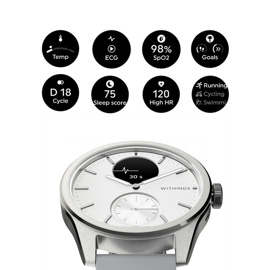 Withings ScanWatch 2 42mm Blanco