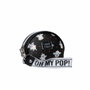 Oh My Pop Monedero Oval Pug Negro PVC