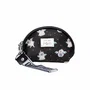 Oh My Pop Monedero Oval Pug Negro PVC