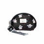 Oh My Pop Monedero Oval Pug Negro PVC