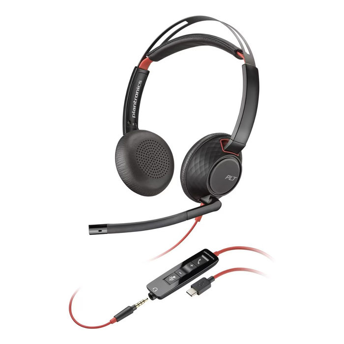HP Poly Blackwire 5220 USB-C Negro