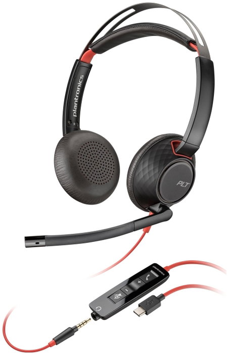 HP Poly Blackwire 5220 USB-C Negro
