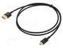 DeLOCK Cable HDMI High Speed HDMI-A a Micro-D 4K 3D 1 m