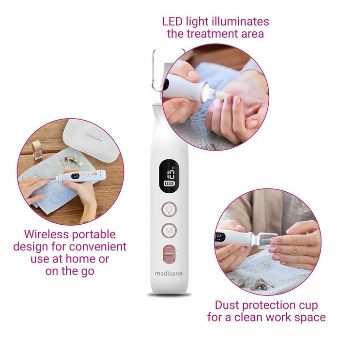 Set de Manicura Medisana 85157 Blanco Set de Manicura Medisana 85157 Blanco