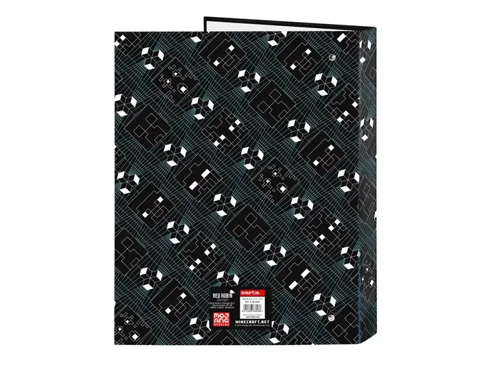 Safta Carpeta Minecraft Screen 4 Anillas Mixtas Folio