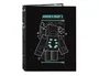Safta Carpeta Minecraft Screen 4 Anillas Mixtas Folio