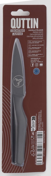 Quttin Cuchillo Pelador 9cm Black Edition Pack de 12 unidades