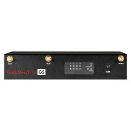 Securepoint BlackDwarf Pro G5 Firewall UTM Appliance para 15 Usuarios, VPN, WiFi AC, 4x GbE, SSD - Servicio (12 Meses Min.)