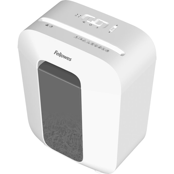 Fellowes LX50 Destructora de Papel Corte en Partículas Blanca