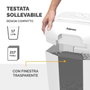 Fellowes LX50 Destructora de Papel Corte en Partículas Blanca