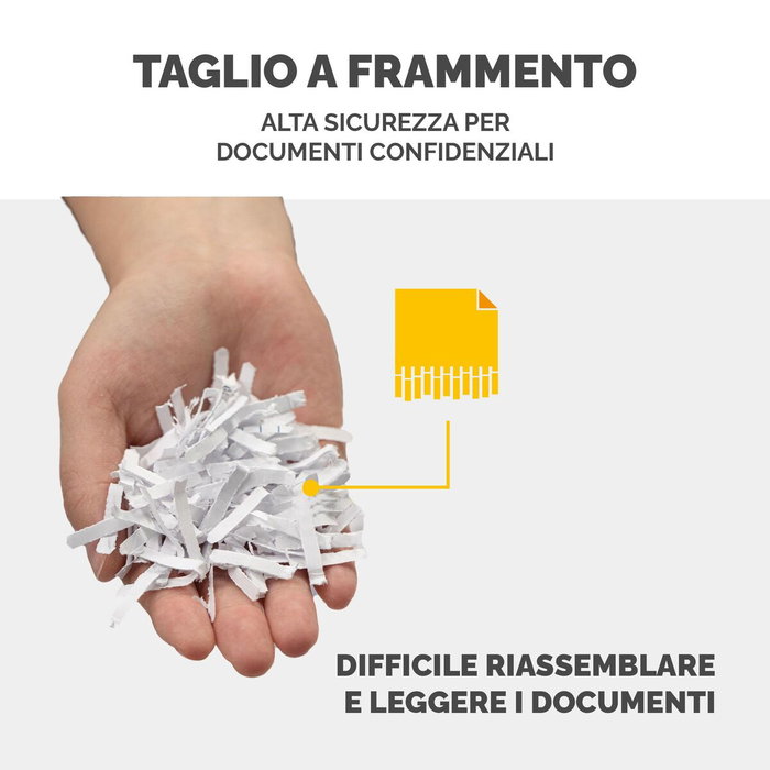 Fellowes LX50 Destructora de Papel Corte en Partículas Blanca
