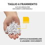 Fellowes LX50 Destructora de Papel Corte en Partículas Blanca