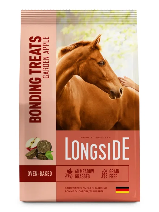 Longside Bonding Treats para Caballos - Snacks de Manzana - 500 g