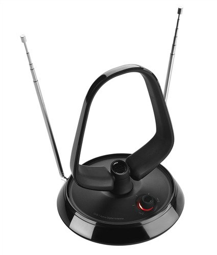 One For All SV9143 Antena Interior TV Amplificada 5G para Recepción Ultra HD y DVB-T