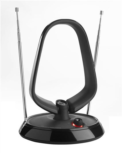 One For All SV9143 Antena Interior TV Amplificada 5G para Recepción Ultra HD y DVB-T