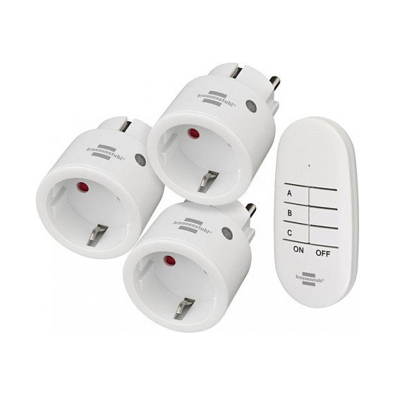 Brennenstuhl Comfort-Line Remote Control Socket Set Mini 3+1 Brennenstuhl Comfort-Line Remote Control Socket Set Mini 3+1