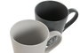 DKD Home Decor Set de Tazas Botanico de Gres 360ml