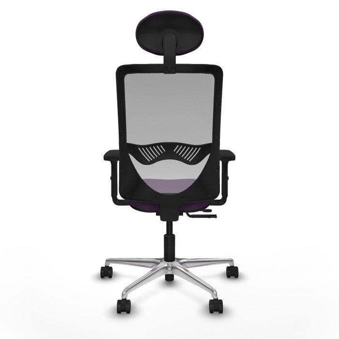 PIQUERAS Y CRESPO Silla de oficina Zulema Morado y Gris PIQUERAS Y CRESPO Silla de oficina Zulema Morado y Gris