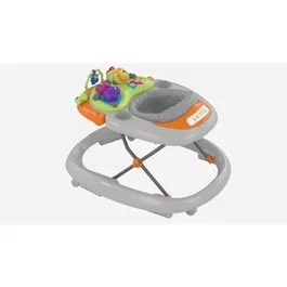 Chicco 7079540470000 Andador Walky Talky Gris con Sonidos, Luces, 4 Ruedas y 6 Frenos