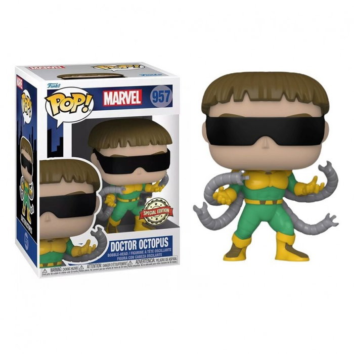 Funko Figura Doctor Octopus Marvel Spiderman Vinilo 9cm Coleccionable Funko Figura Doctor Octopus Marvel Spiderman Vinilo 9cm Coleccionable