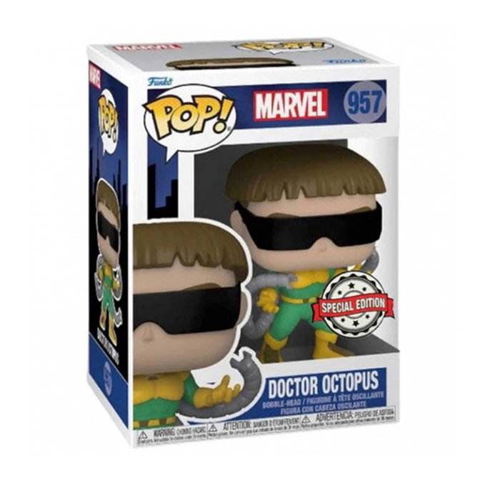 Funko Figura Doctor Octopus Marvel Spiderman Vinilo 9cm Coleccionable Funko Figura Doctor Octopus Marvel Spiderman Vinilo 9cm Coleccionable