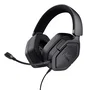Trust GXT 492 Carus - Auriculares Gaming Diadema con Micrófono Boom Extraíble - Cable 3.5 mm, 50 mm, Circumaural Negro para PC, PlayStation, Xbox, Switch