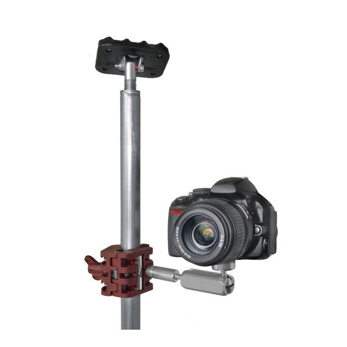 Piher Soporte Multidispositivos 1/4"-3/8"-5/8" Pih34061 - Soporte Universal Aluminio, 3kg, Multiusos, Adaptadores Roscados