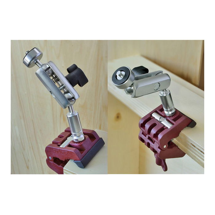 Piher Soporte Multidispositivos 1/4"-3/8"-5/8" Pih34061 - Soporte Universal Aluminio, 3kg, Multiusos, Adaptadores Roscados