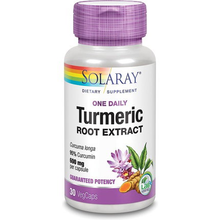 SOLARAY Turmeric 600mg 30 cápsulas vegetales