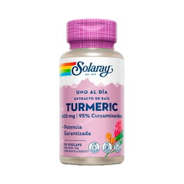 SOLARAY Turmeric 600 mg 30 cápsulas vegetales