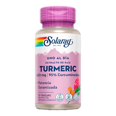 SOLARAY Cúrcuma 600mg 30 Cápsulas Veganas SOLARAY Cúrcuma 600mg 30 Cápsulas Veganas